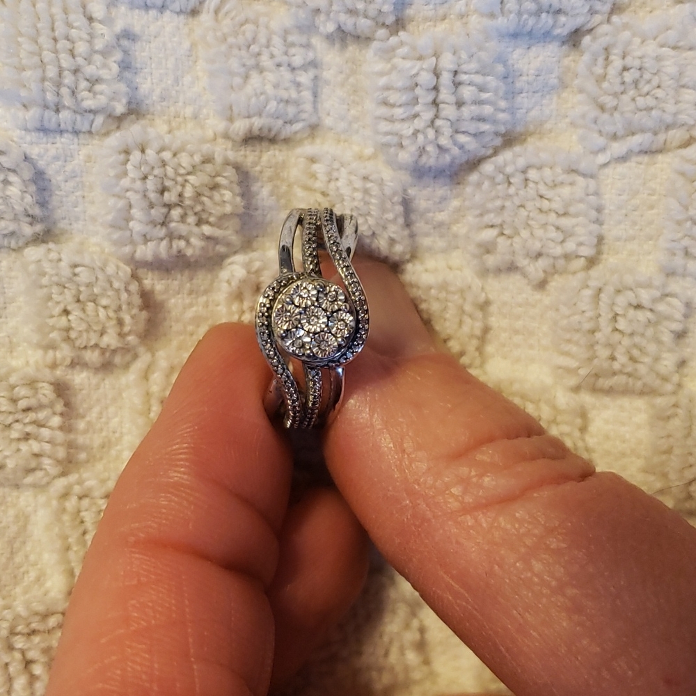Size 7 silver ring